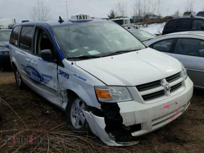 2010 Dodge CARAVAN Grand Cara, белый — VIN 2D4RN4DE1AR350009, Copart