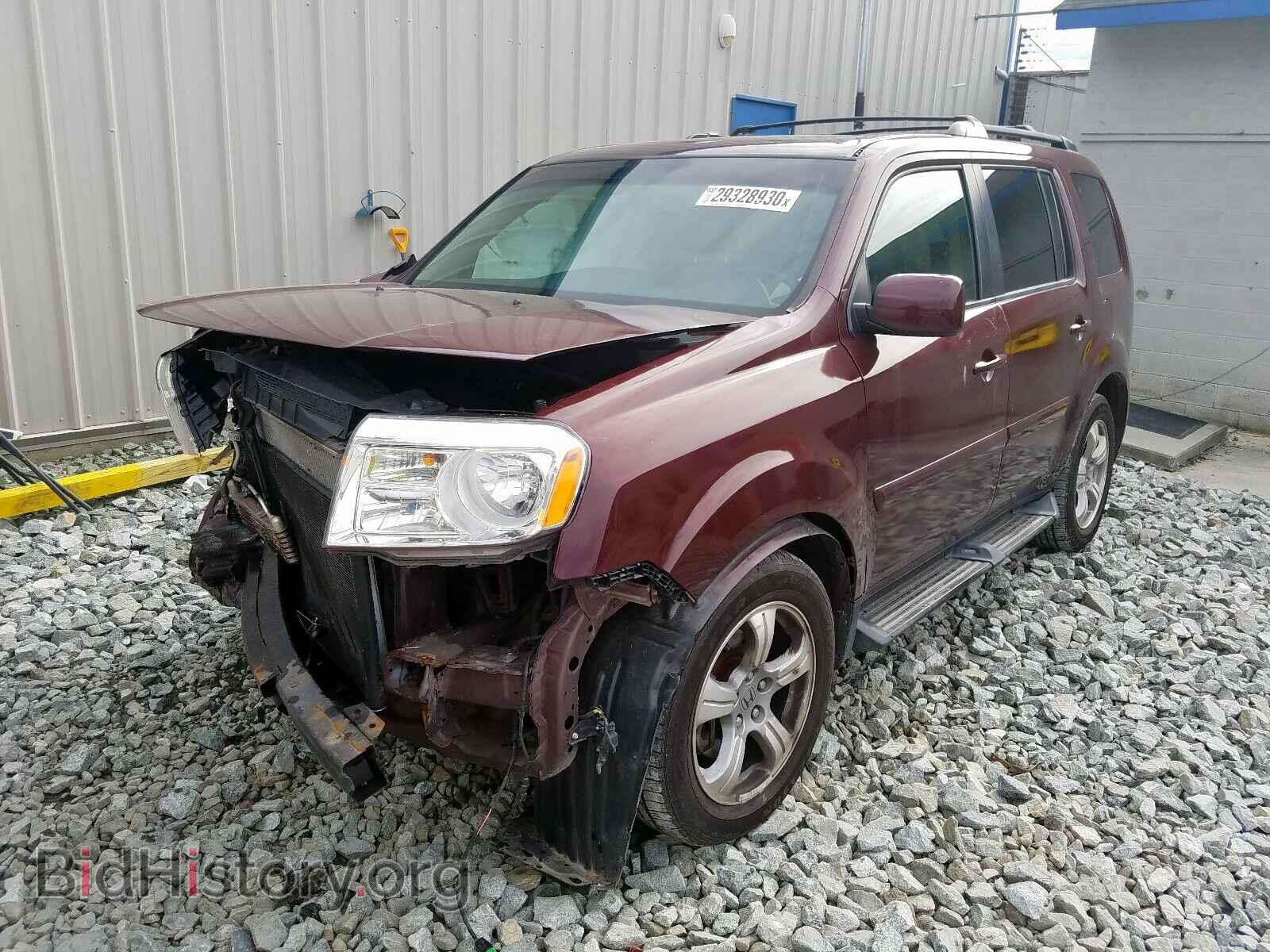 2013 HONDA PILOT - VIN: 5FNYF4H5XDB021745 - Фото 2
