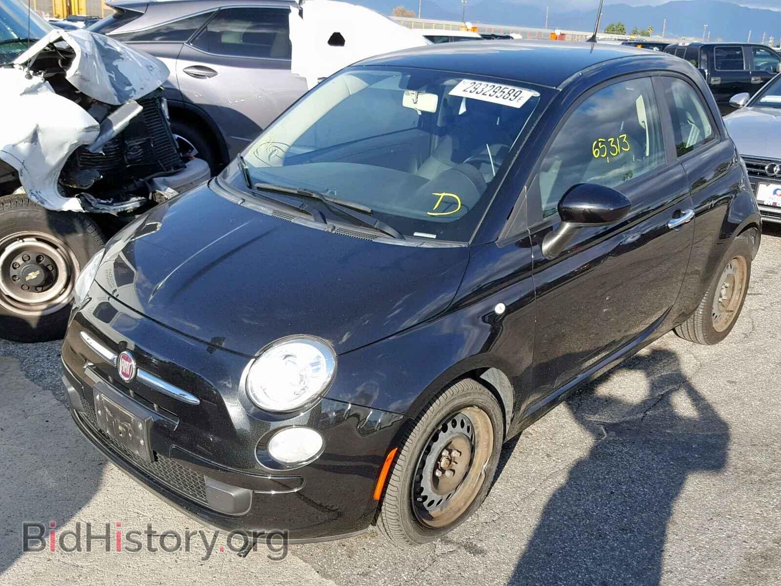 2012 FIAT 500 - VIN: 3C3CFFAR1CT287565 - Фото 2