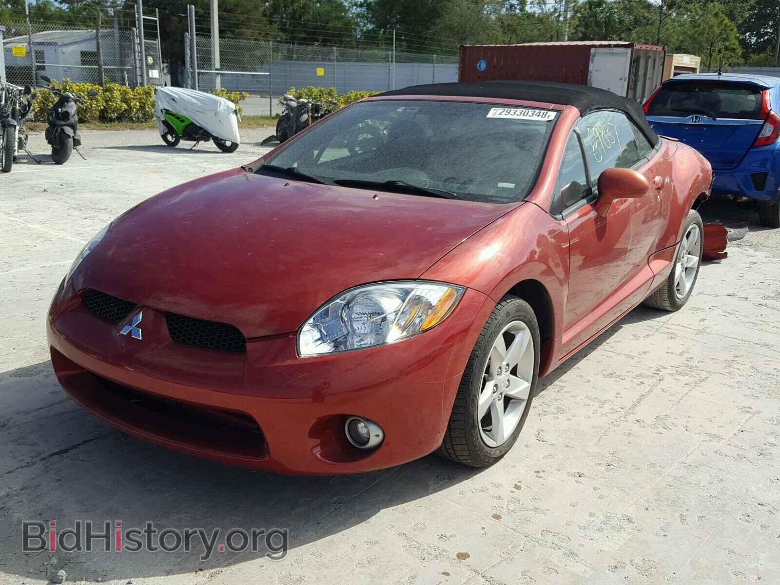 2008 MITSUBISHI ECLIPSE - VIN: 4A3AL25F88E035336 - Фото 2