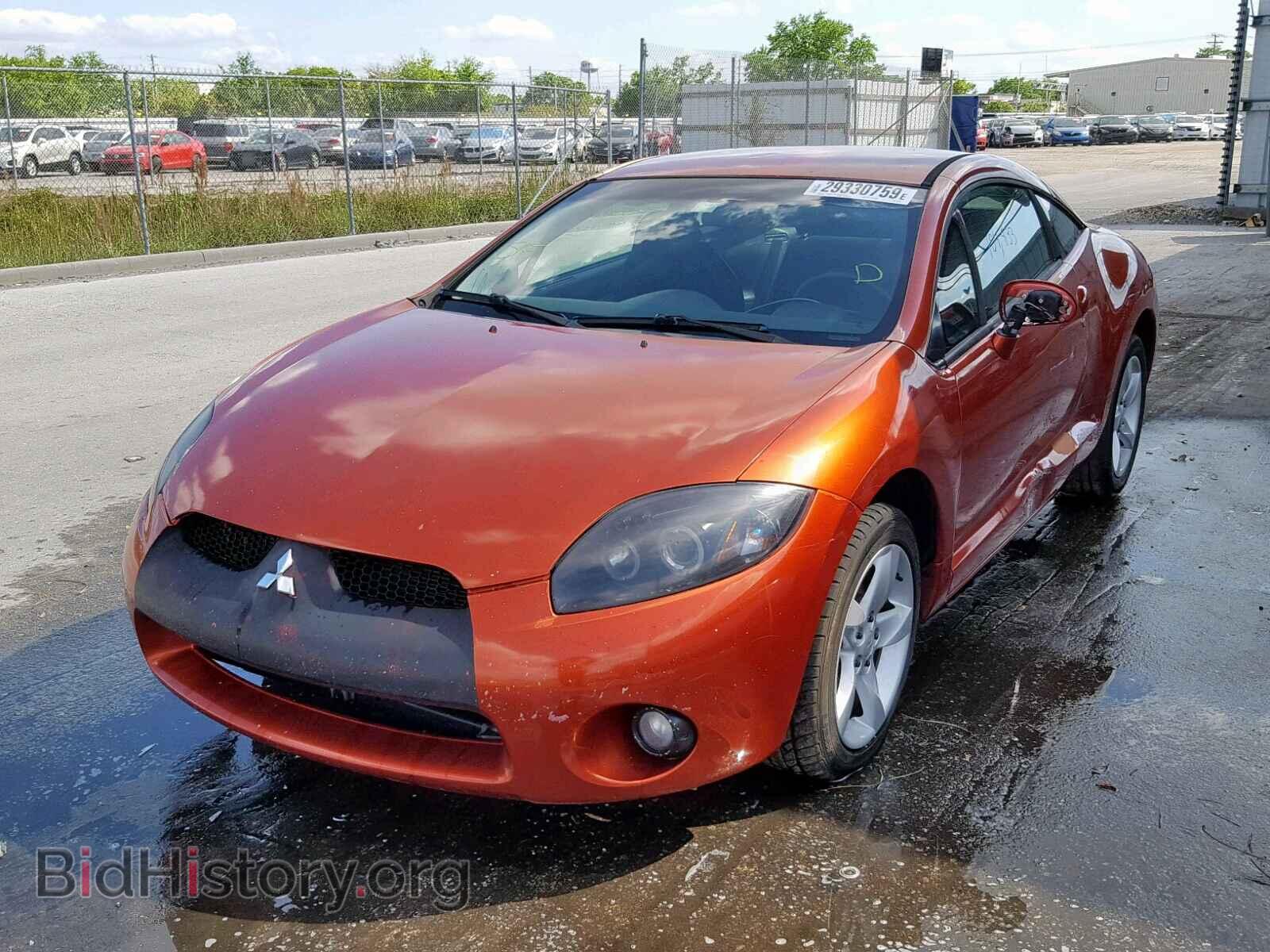 2006 MITSUBISHI ECLIPSE - VIN: 4A3AK34T66E003269 - Фото 2
