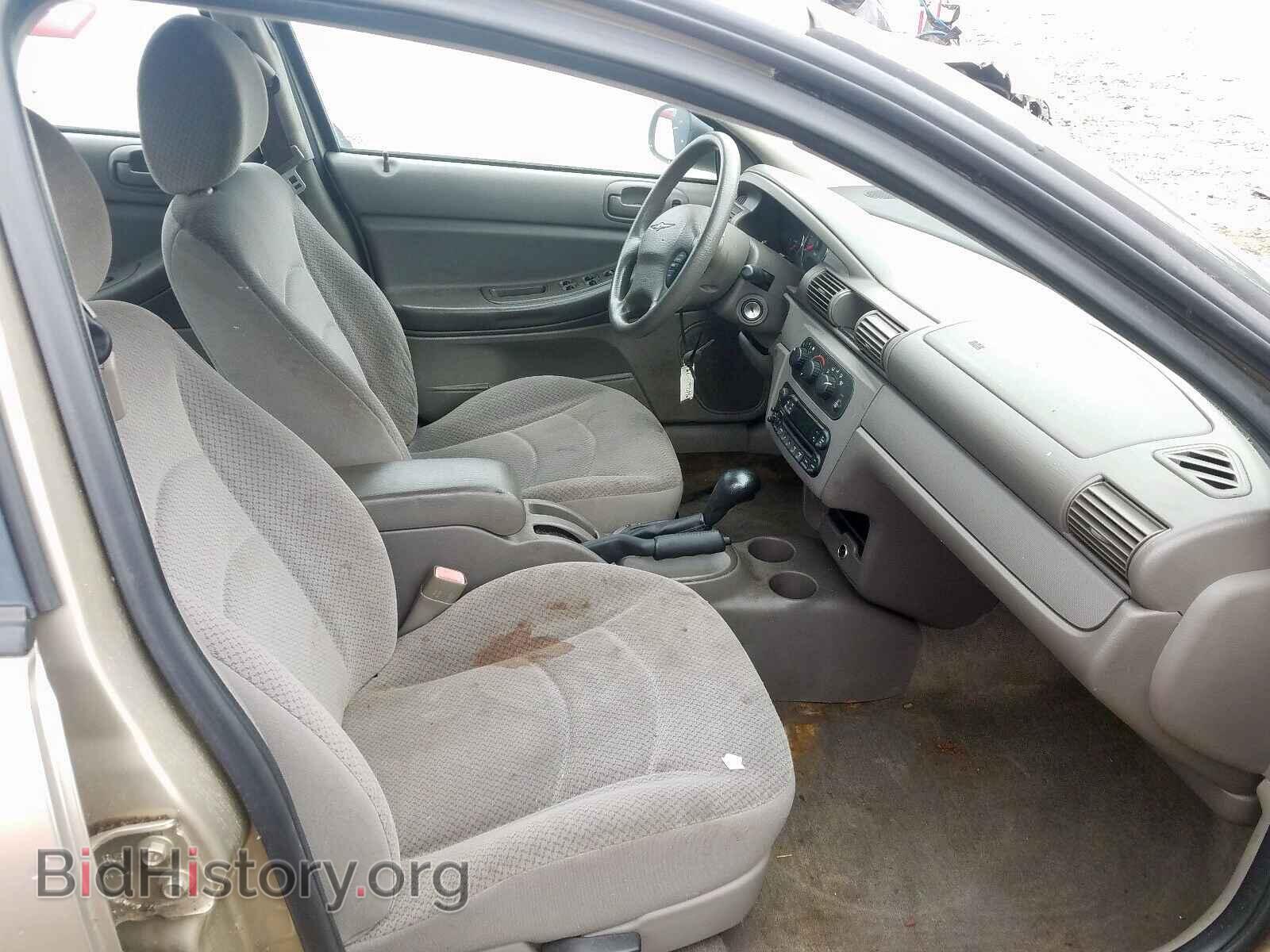 2004 CHRYSLER SEBRING - VIN: 1C3EL46X24N416671 - Фото 5