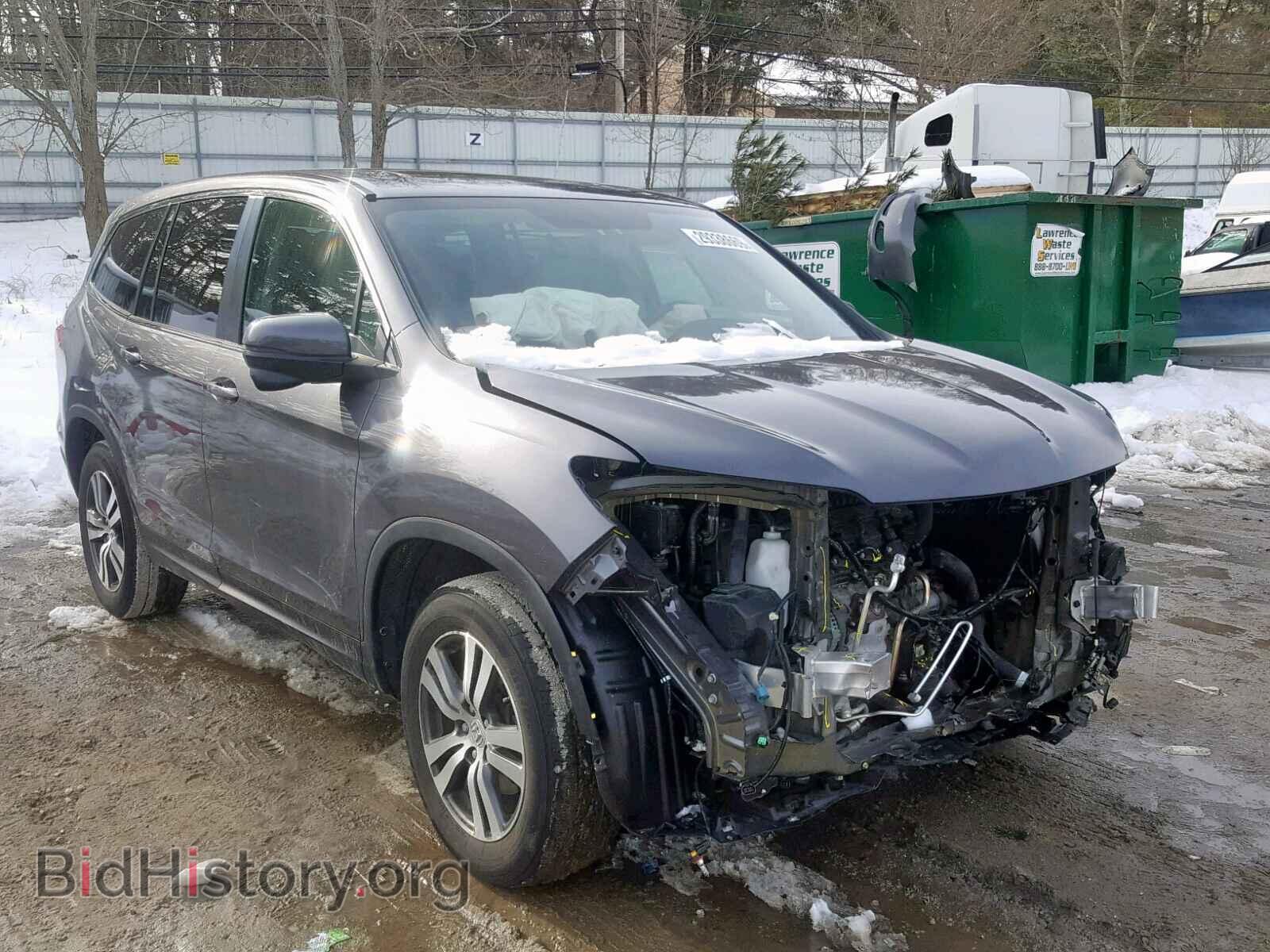 Фотография 5FNYF6H55GB084767 - HONDA PILOT EXL 2016