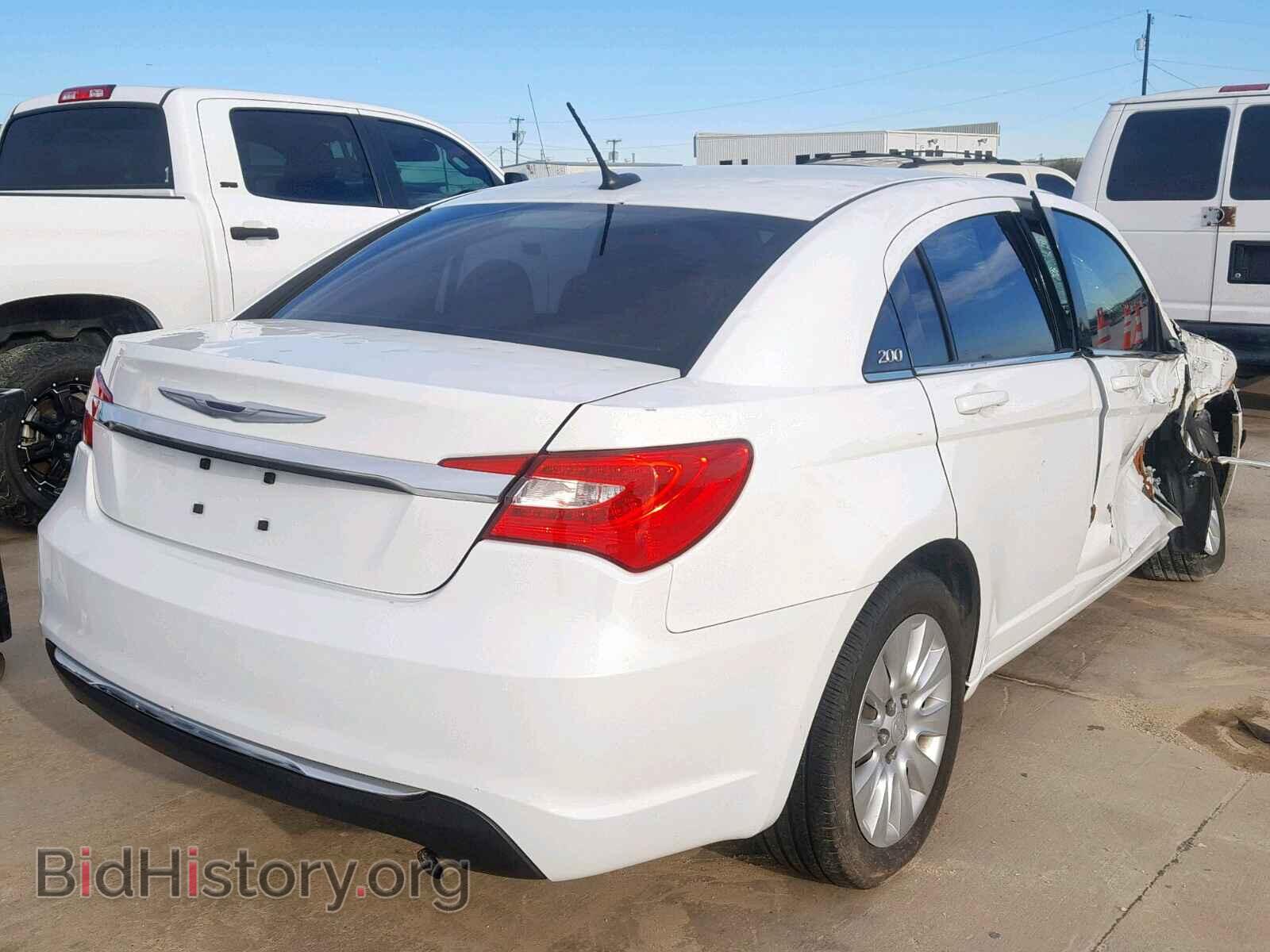 2013 CHRYSLER 200 - VIN: 1C3CCBAB0DN622725 - Фото 4