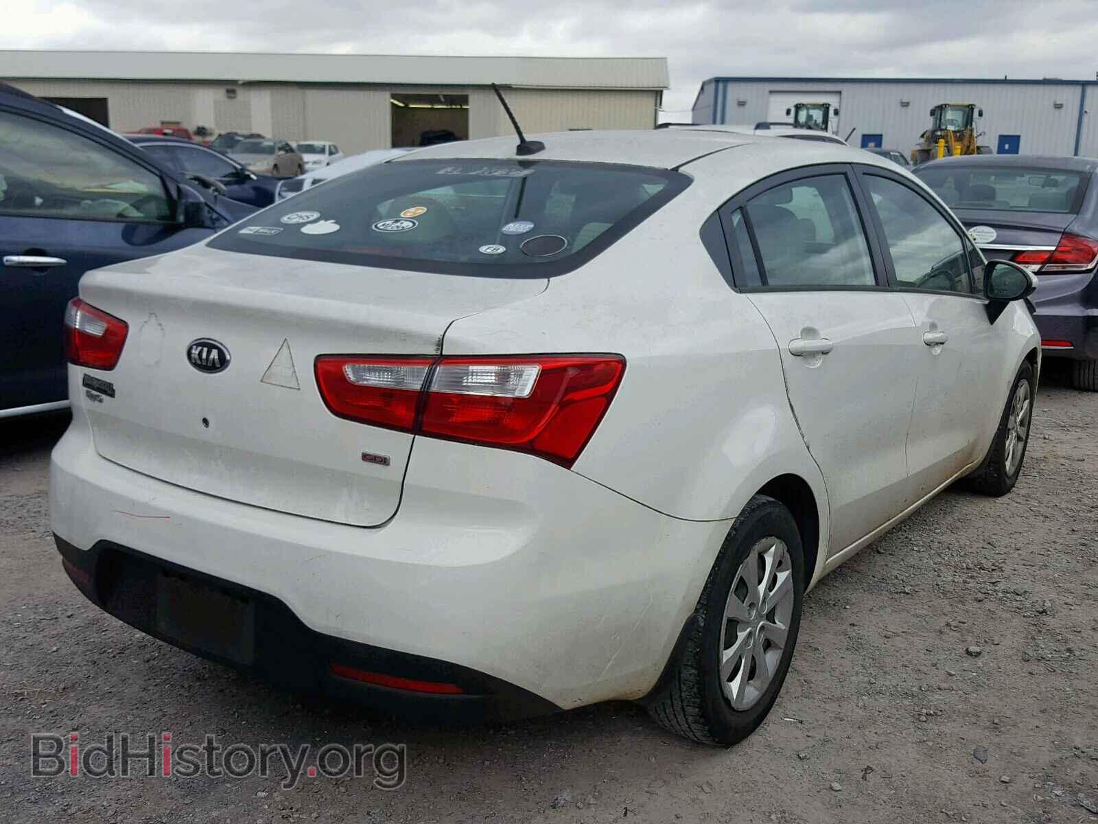 2013 KIA RIO - VIN: KNADM4A34D6301165 - Фото 4
