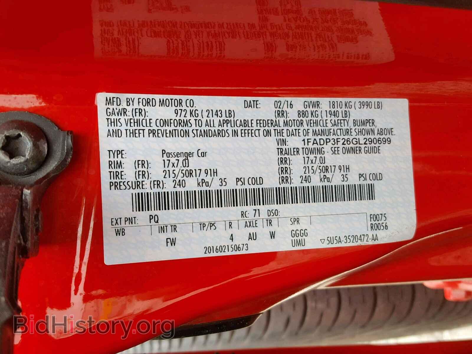 2016 FORD FOCUS SE - VIN: 1FADP3F26GL290699 - Фото 10
