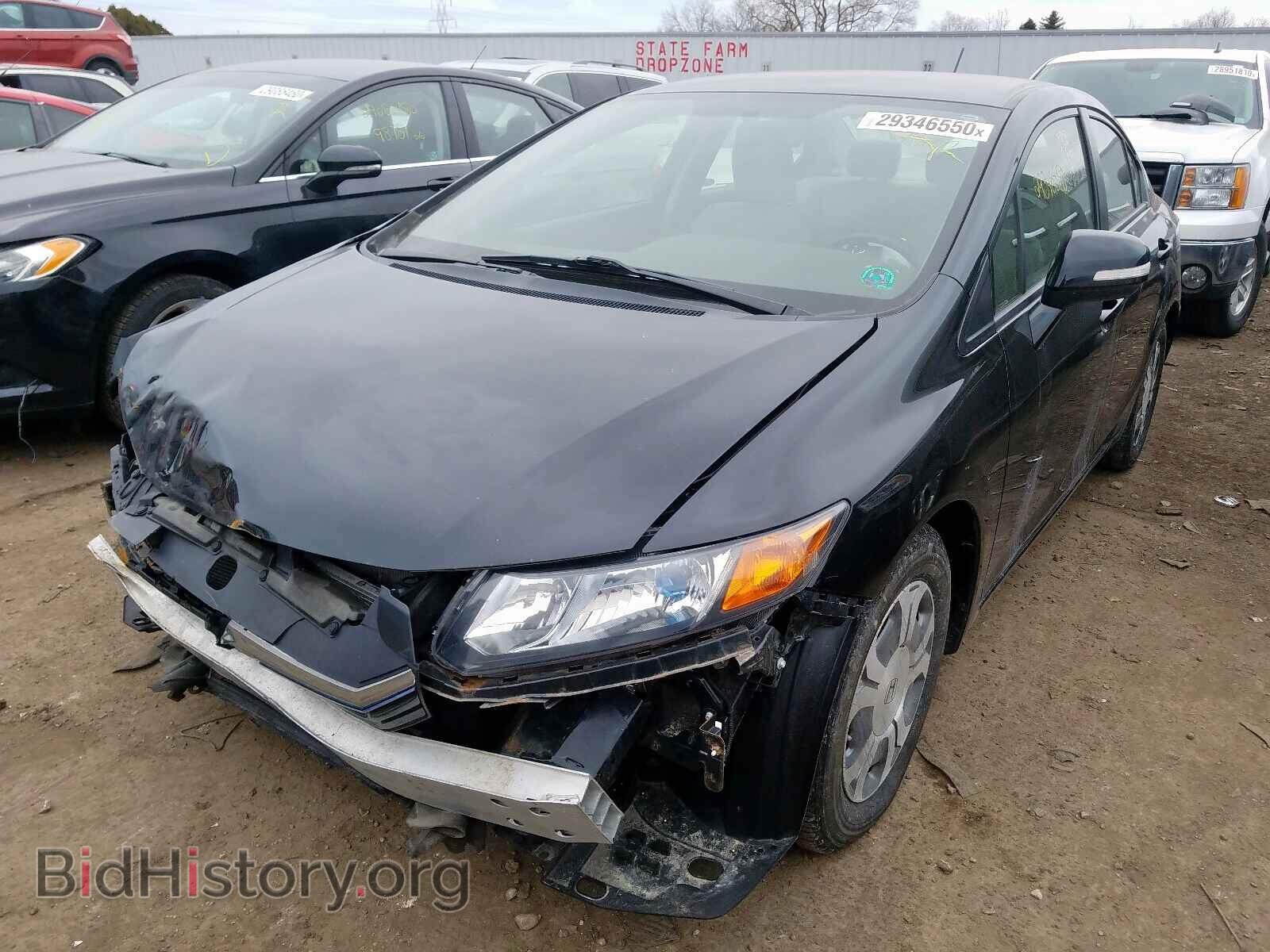 2012 HONDA CIVIC - VIN: JHMFB4F23CS006094 - Фото 2