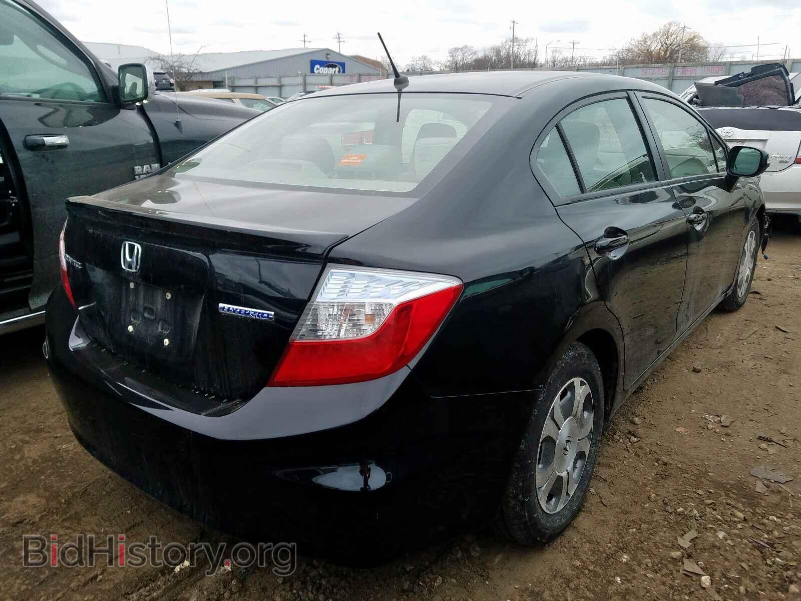 2012 HONDA CIVIC - VIN: JHMFB4F23CS006094 - Фото 4