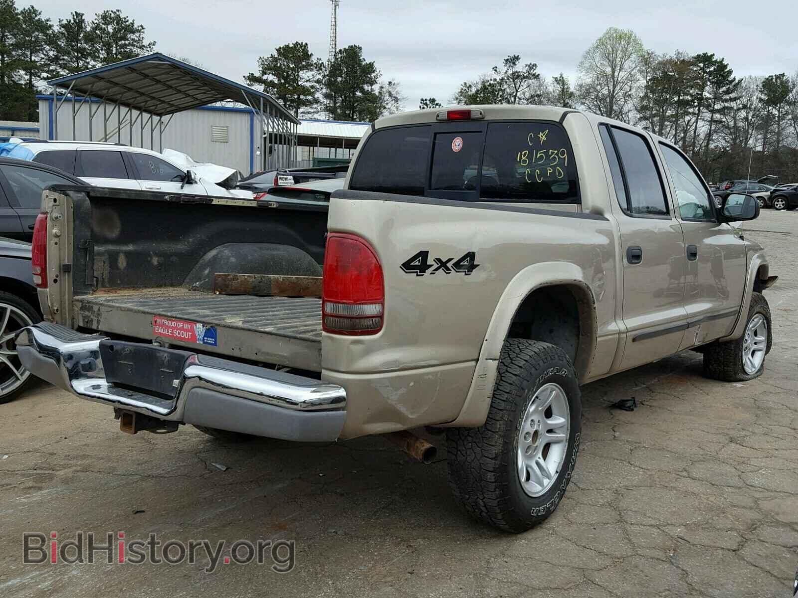 2003 DODGE DAKOTA - VIN: 1D7HG48N13S352346 - Фото 4