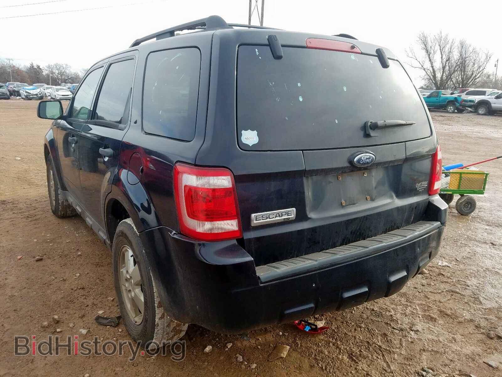 2009 FORD ESCAPE - VIN: 1FMCU03G39KD14877 - Фото 3