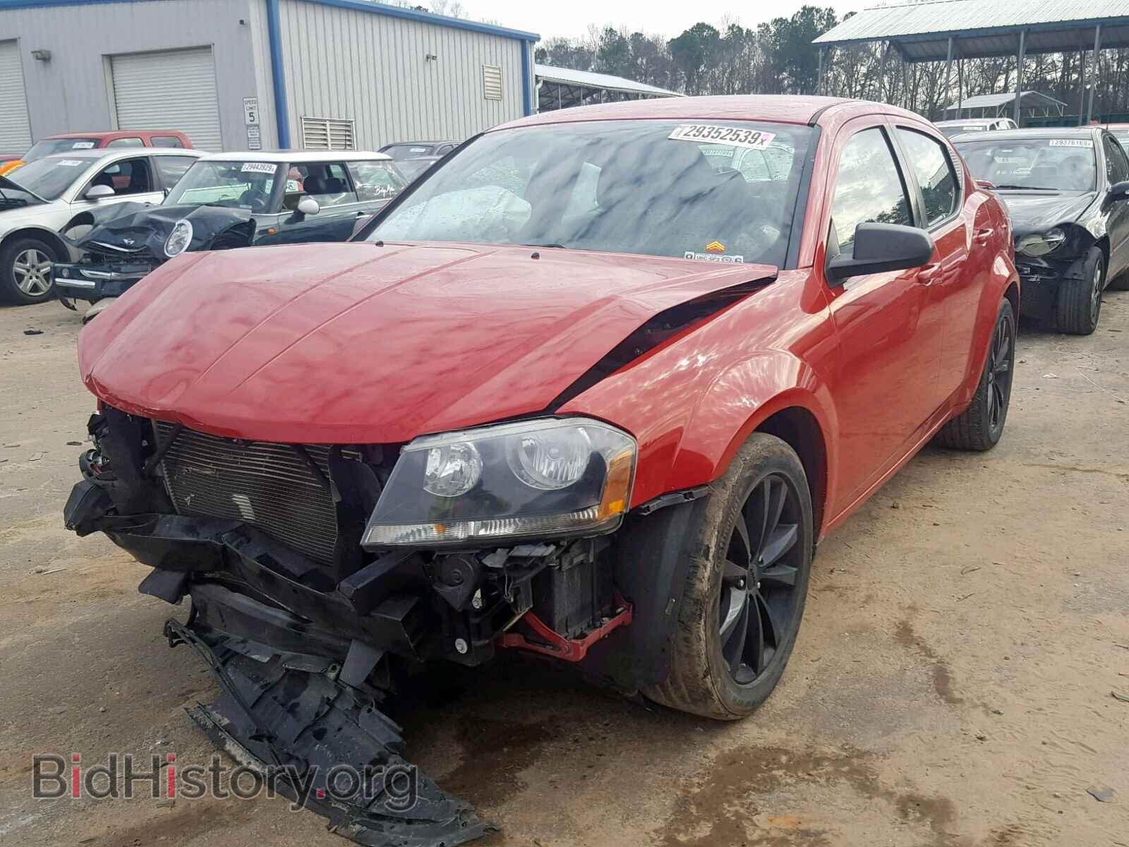 2014 DODGE AVENGER - VIN: 1C3CDZAG1EN149369 - Фото 2