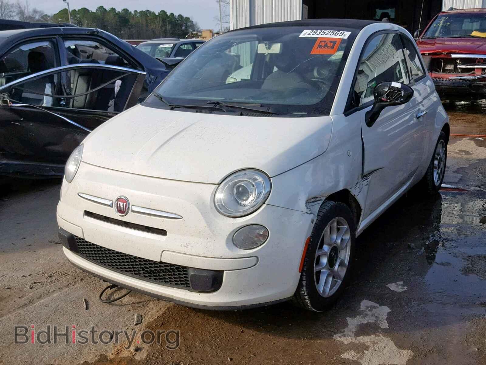 2012 FIAT 500 - VIN: 3C3CFFDR7CT127475 - Photo 2