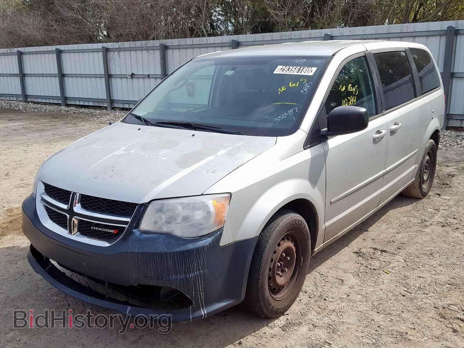 2012 DODGE CARAVAN - VIN: 2C4RDGBG7CR350492 - Фото 2