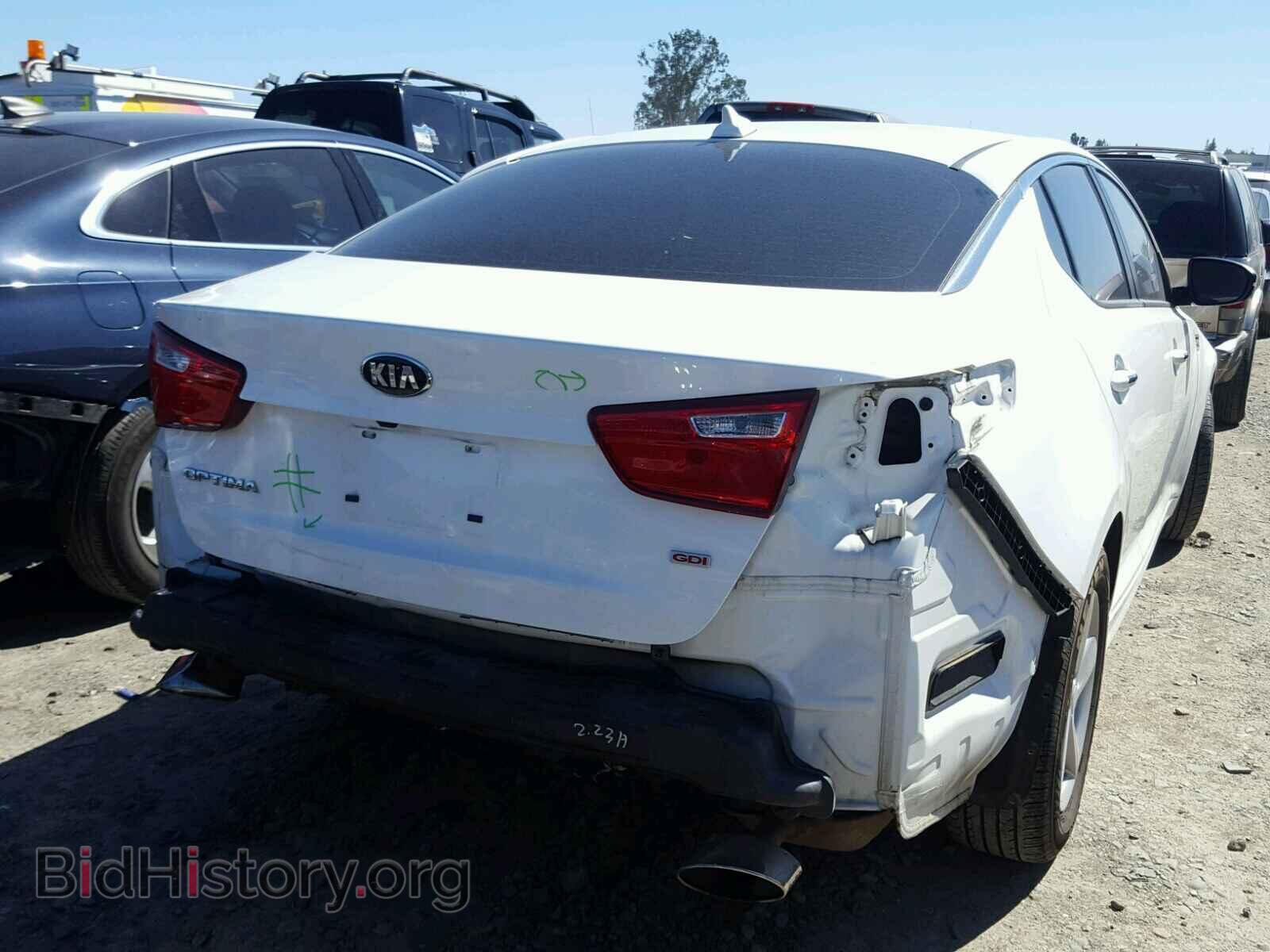2015 KIA OPTIMA - VIN: KNAGM4A73F5619187 - Photo 4