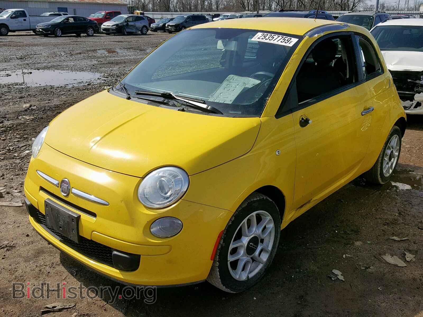 2012 FIAT 500 - VIN: 3C3CFFARXCT203596 - Фото 2