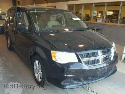 2013 Dodge CARAVAN Grand Cara, черный — VIN 2C4RDGBG6DR762758, Copart