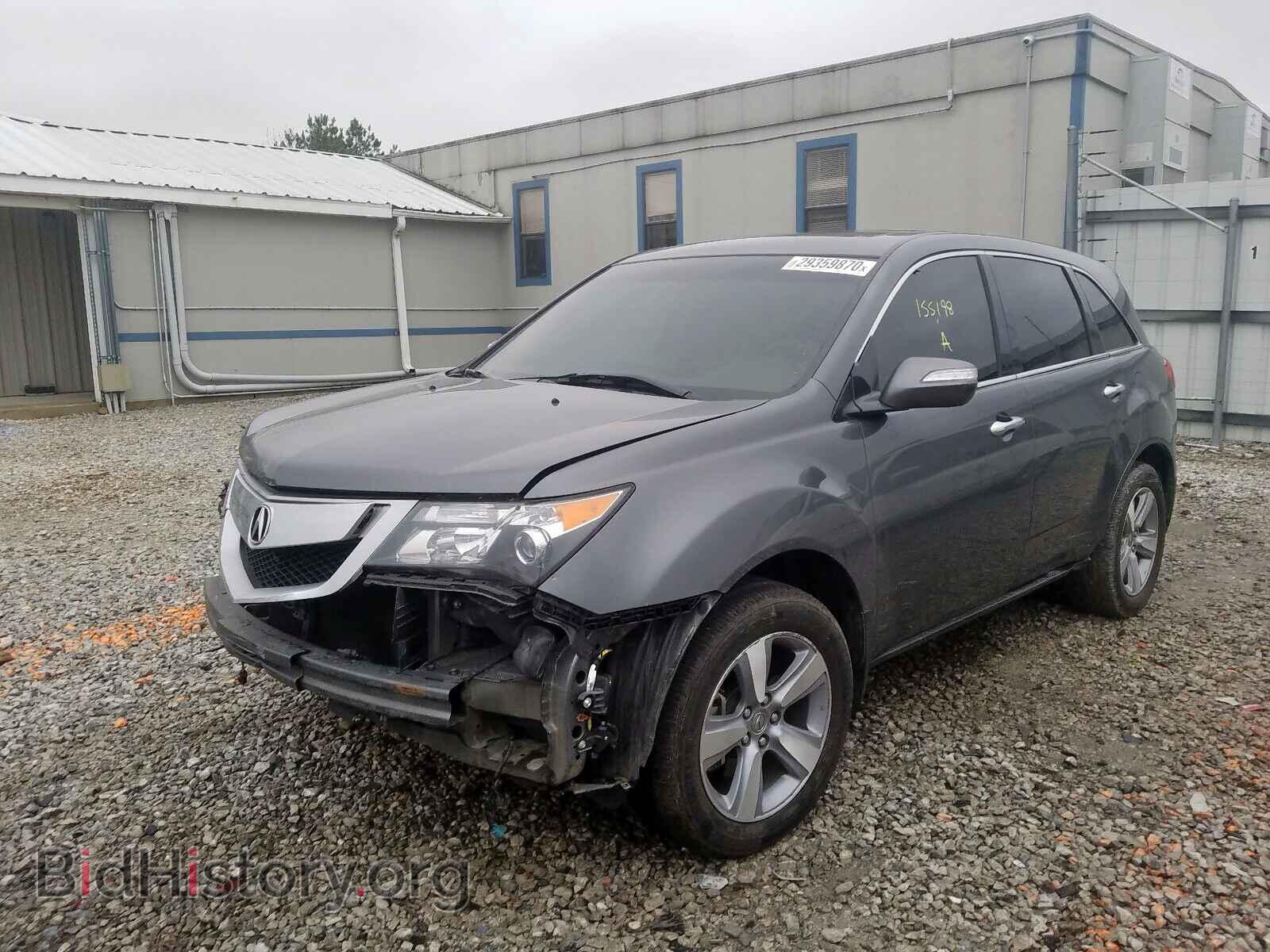 2012 ACURA MDX - VIN: 2HNYD2H37CH512639 - Фото 2