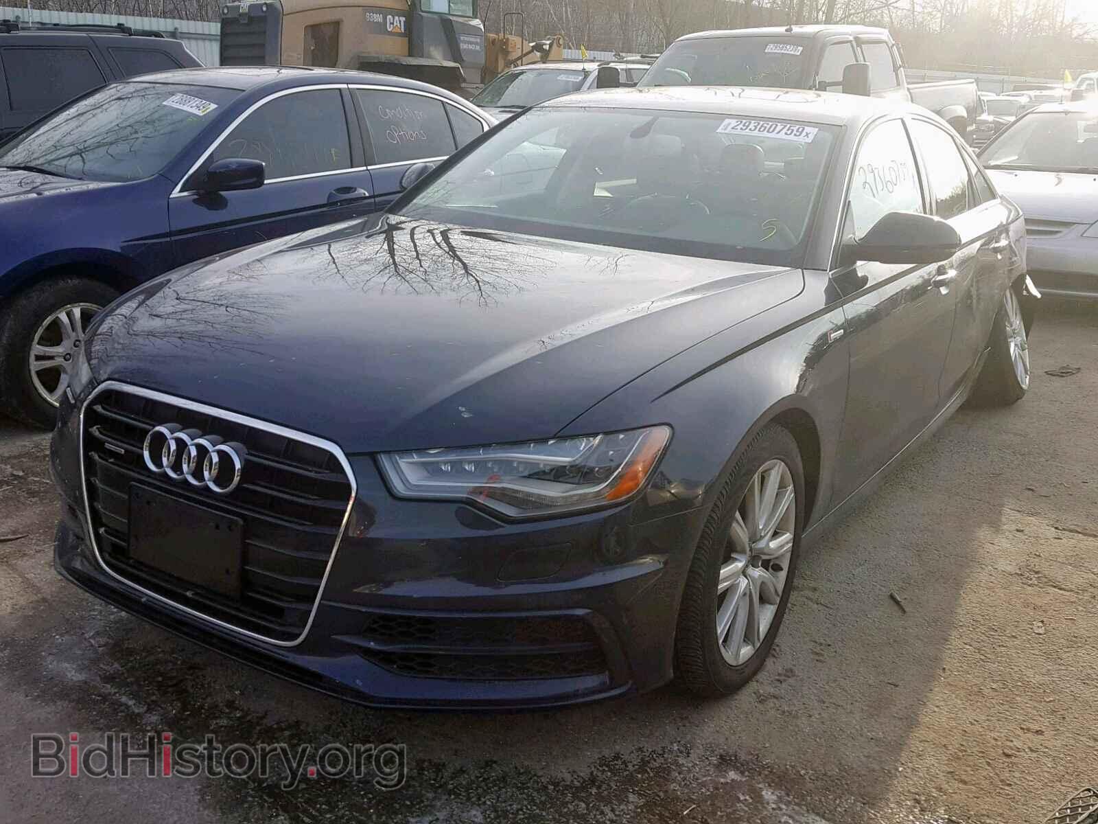 2013 AUDI A6 - VIN: WAUHGAFC7DN127405 - Фото 2