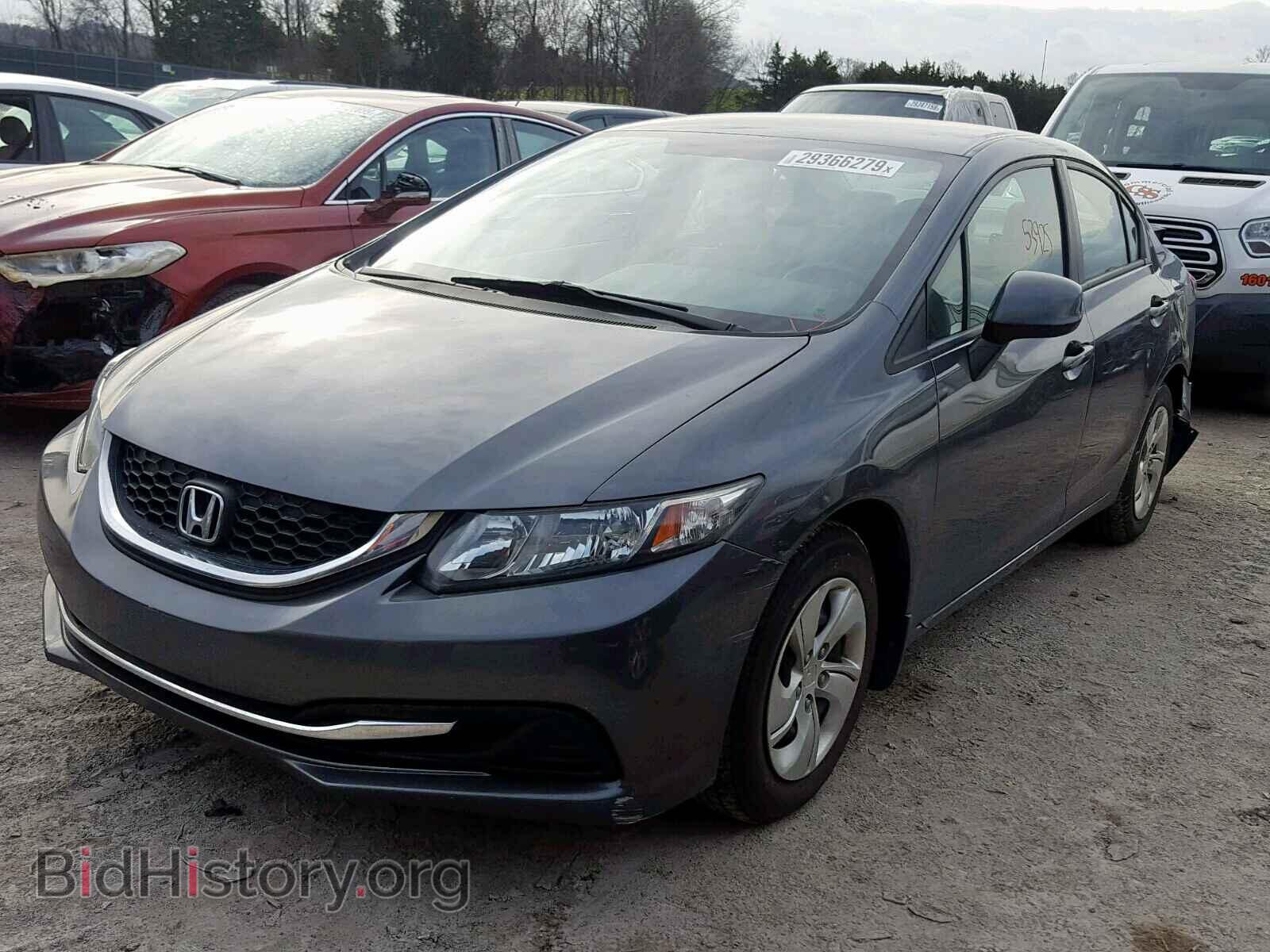 2013 HONDA CIVIC LX - VIN: 19XFB2F54DE076112 - Фото 2