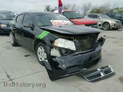 2011 Dodge AVENGER AVENGER EX, black — VIN 1B3BD4FB3BN586973, Copart
