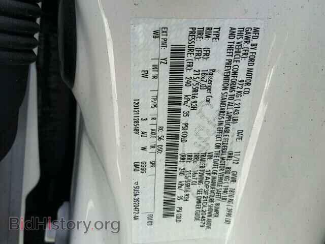 2013 FORD FOCUS - VIN: 1FADP3F21DL204579 - Фото 10