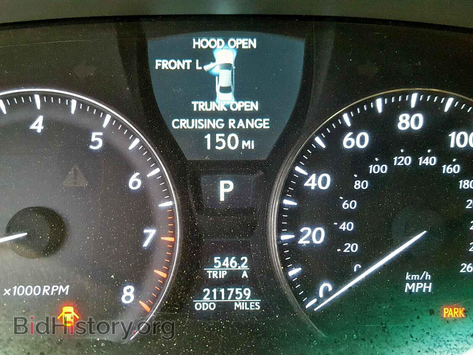 2010 LEXUS LS460 - VIN: JTHCL5EF4A5006028 - Фото 8