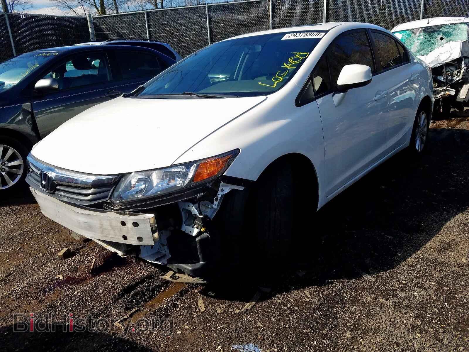 2012 HONDA CIVIC - VIN: 2HGFB2F9XCH598962 - Фото 2