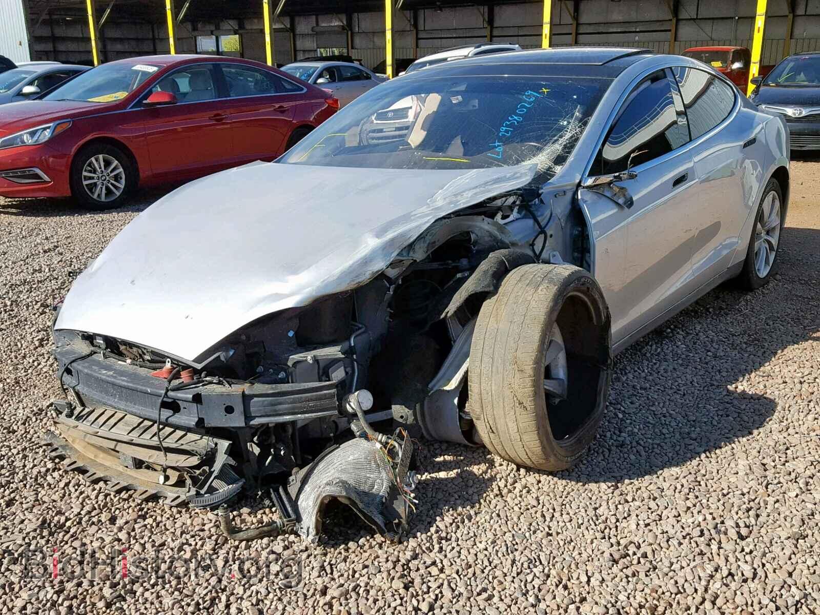 2015 TESLA MODEL S 85 - VIN: 5YJSA1H29FF080961 - Photo 2