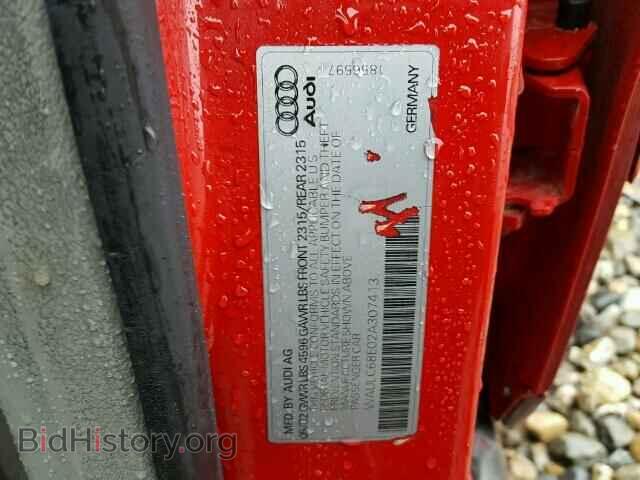 2002 AUDI A4 - VIN: WAULC68E02A307413 - Photo 10