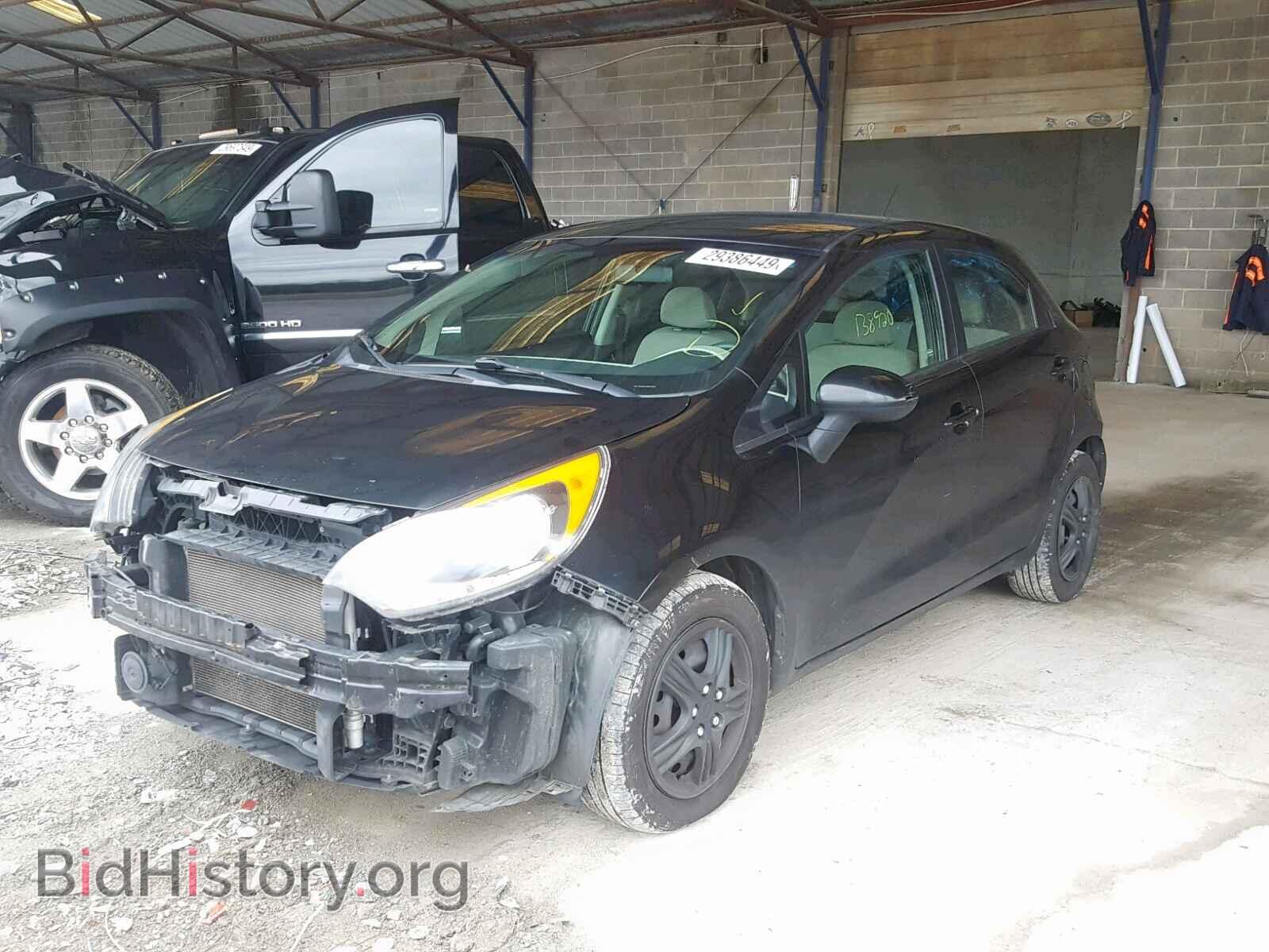 2013 KIA RIO - VIN: KNADM5A38D6227755 - Фото 2
