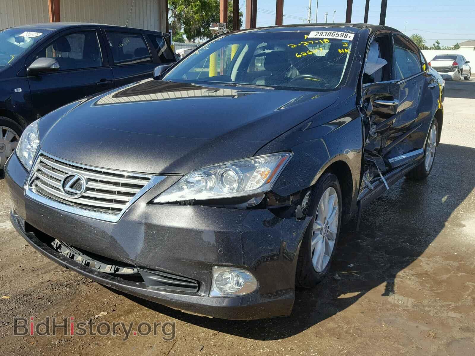 2011 LEXUS ES350 - VIN: JTHBK1EG9B2471102 - Фото 2