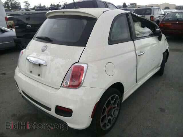 2012 FIAT 500 - VIN: 3C3CFFBR1CT116524 - Фото 4
