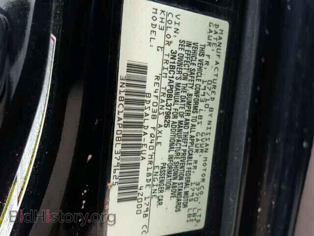 2011 NISSAN VERSA - VIN: 3N1BC1AP0BL379625 - Фото 10