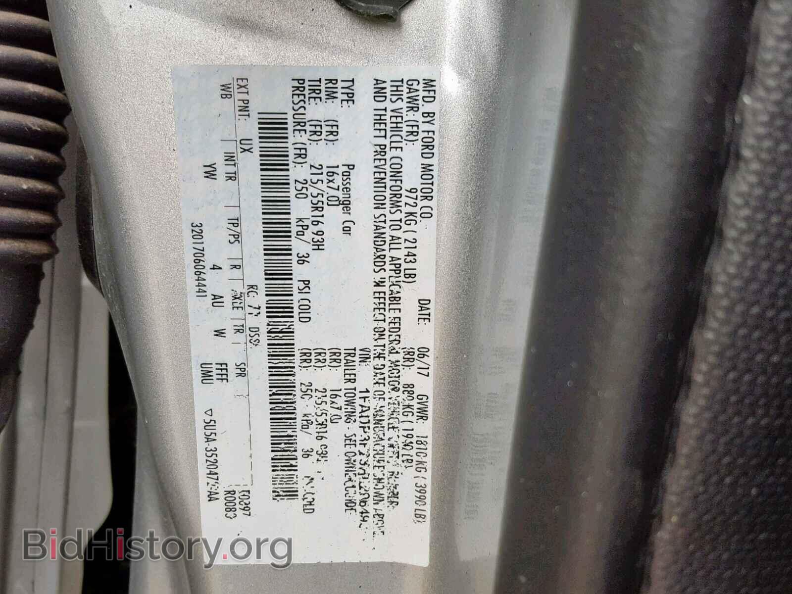 2017 FORD FOCUS SE - VIN: 1FADP3F23HL296493 - Фото 10