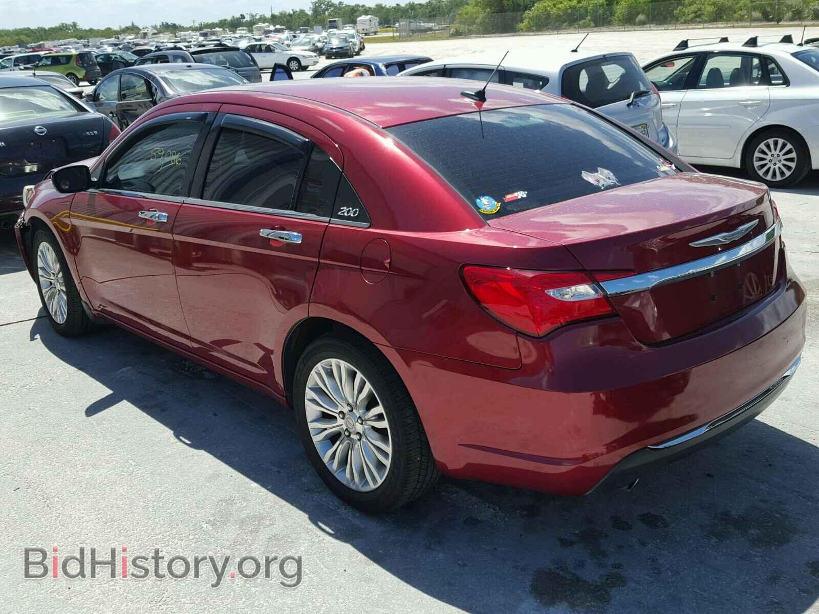 2012 CHRYSLER 200 - VIN: 1C3CCBCG5CN184422 - Фото 3