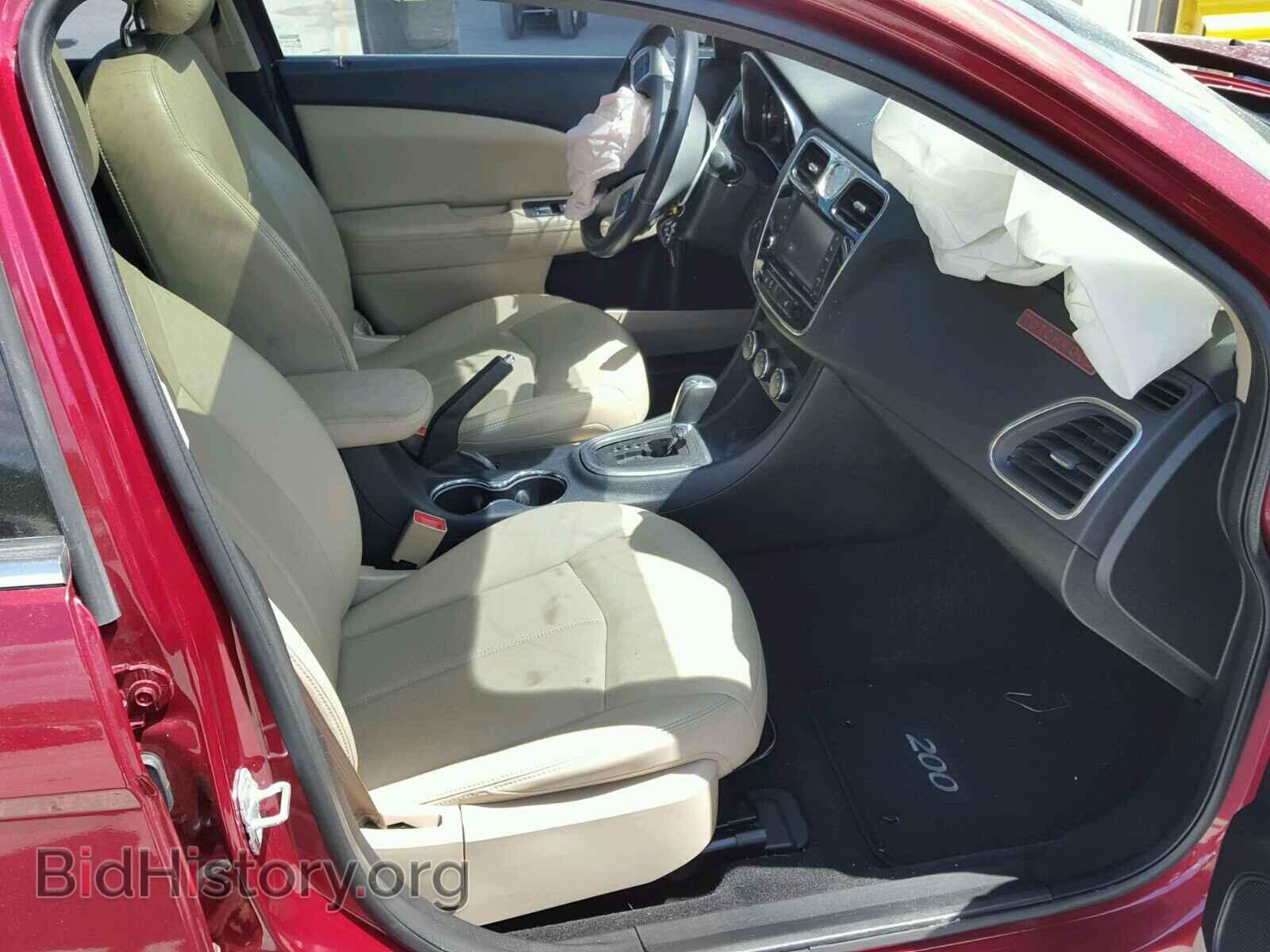 2012 CHRYSLER 200 - VIN: 1C3CCBCG5CN184422 - Фото 5