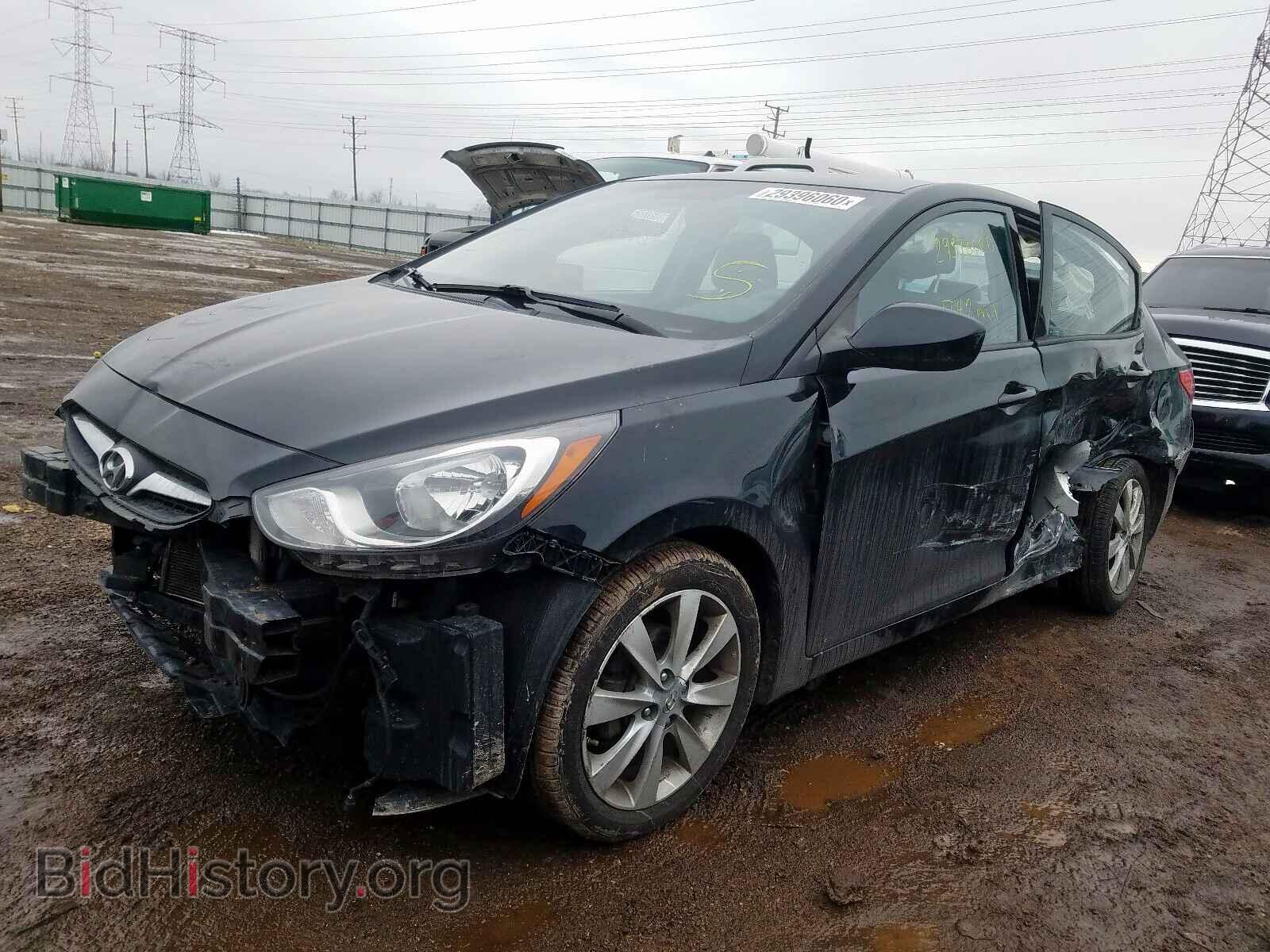 2013 HYUNDAI ACCENT - VIN: KMHCU4AE4DU302677 - Фото 2