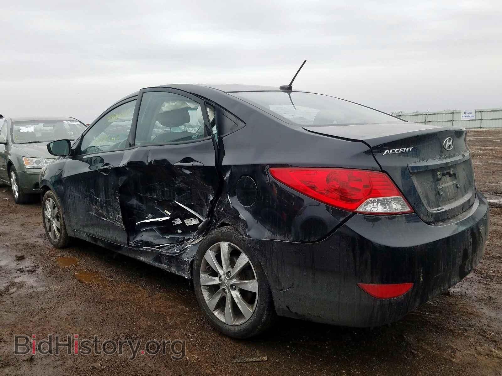 2013 HYUNDAI ACCENT - VIN: KMHCU4AE4DU302677 - Фото 3