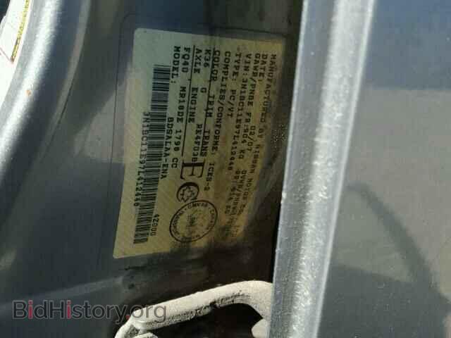 2007 NISSAN VERSA - VIN: 3N1BC11E97L412448 - Фото 10
