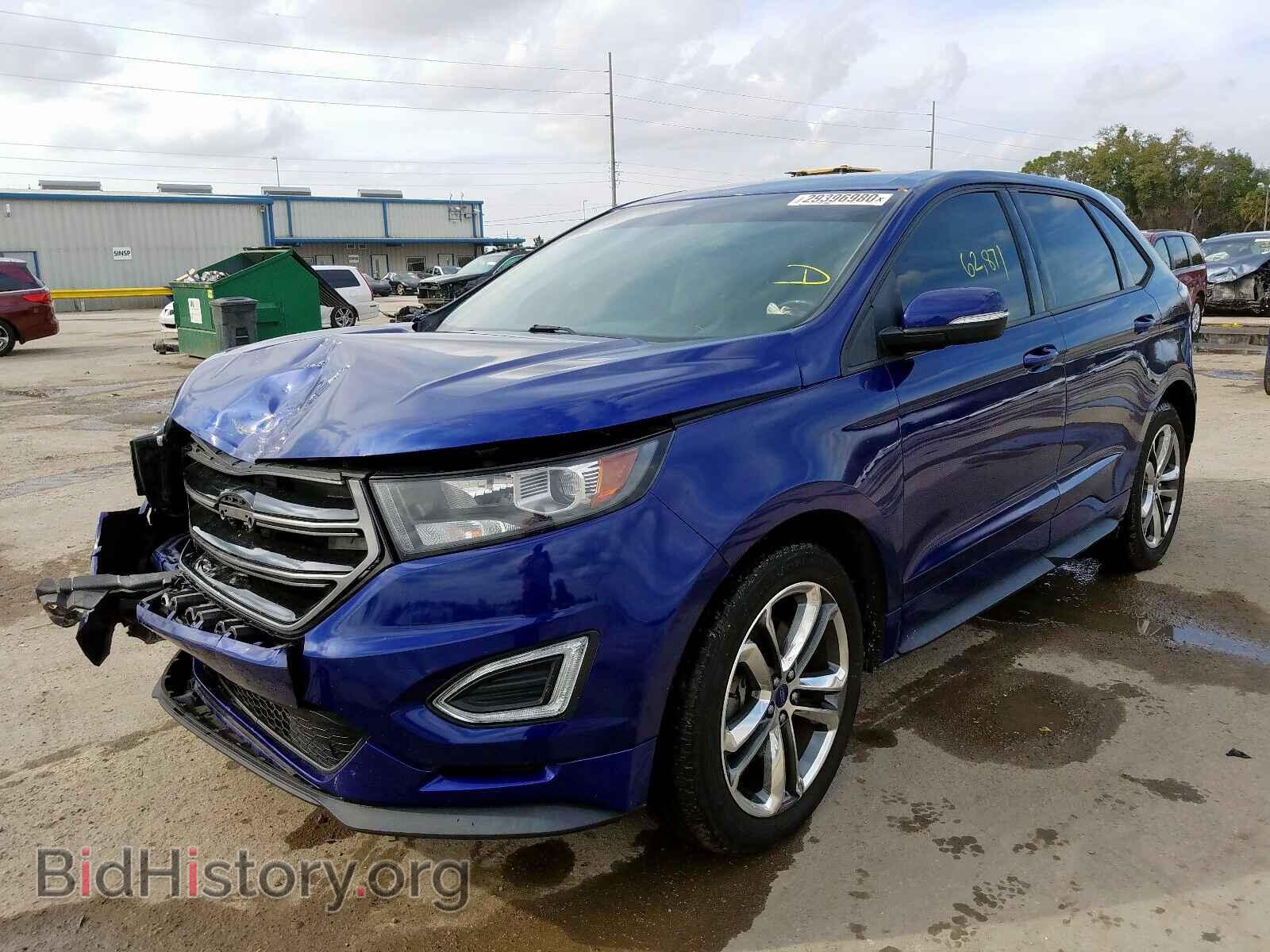2015 FORD EDGE - VIN: 2FMTK3AP4FBB23436 - Фото 2
