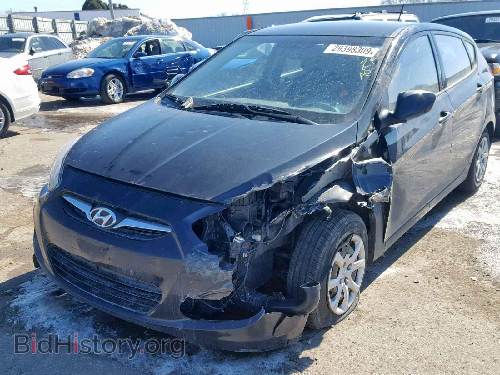 2013 HYUNDAI ACCENT - VIN: KMHCT5AEXDU062608 - Фото 2