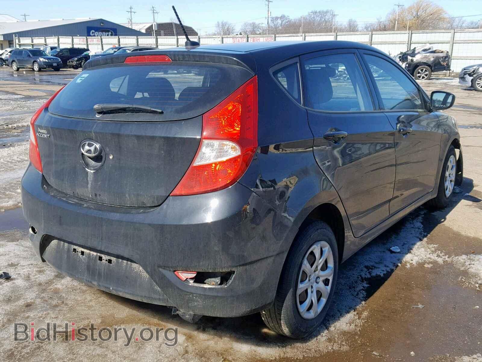 2013 HYUNDAI ACCENT - VIN: KMHCT5AEXDU062608 - Фото 4