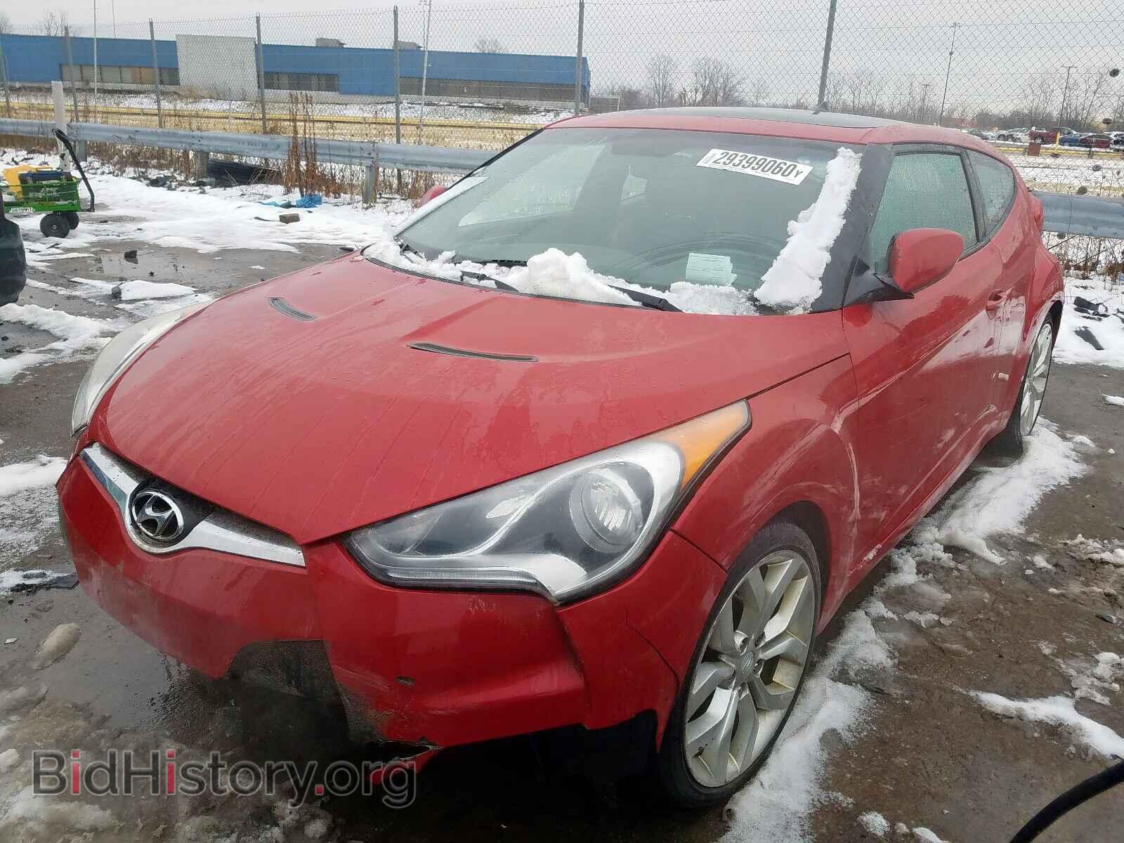2012 HYUNDAI VELOSTER - VIN: KMHTC6AD2CU076871 - Фото 2