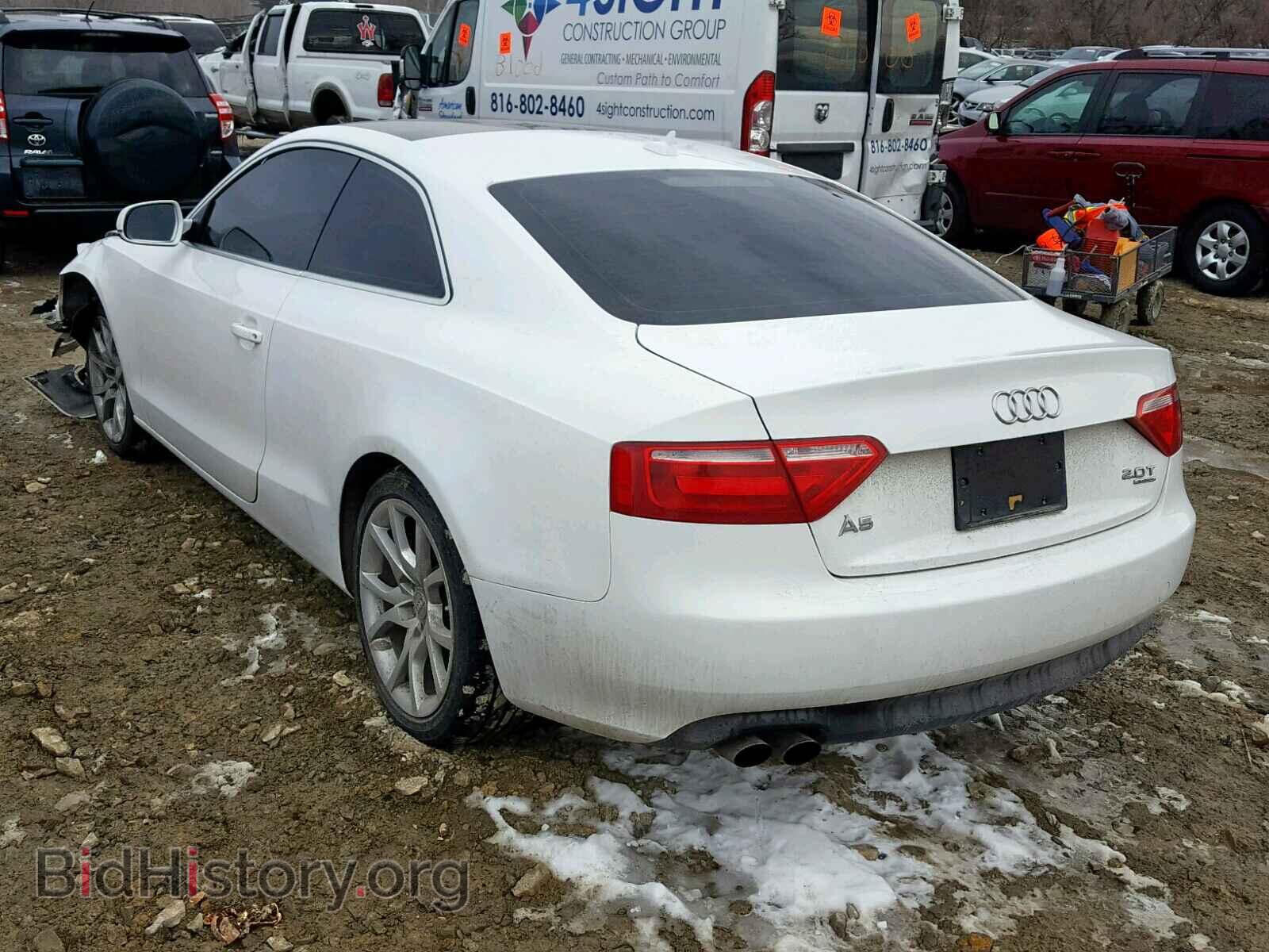 2012 AUDI A5 - VIN: WAUCFAFR4CA018276 - Фото 3