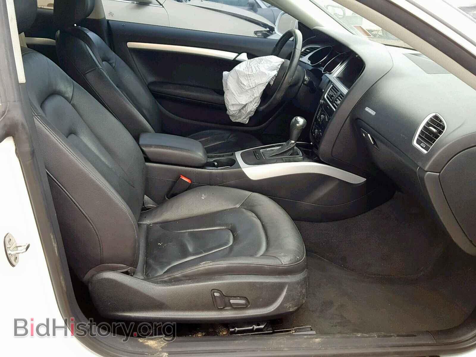 2012 AUDI A5 - VIN: WAUCFAFR4CA018276 - Фото 5