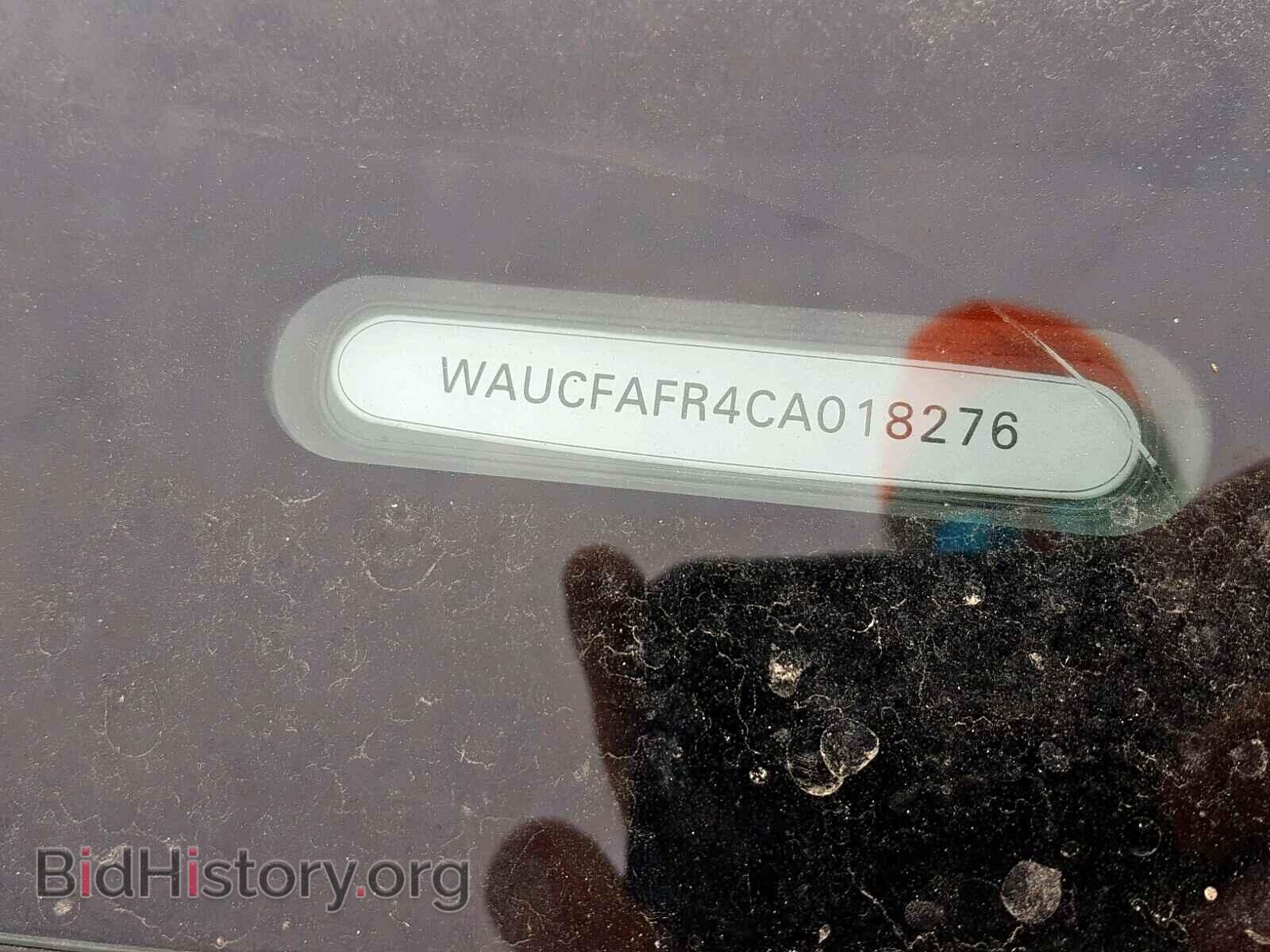2012 AUDI A5 - VIN: WAUCFAFR4CA018276 - Фото 10