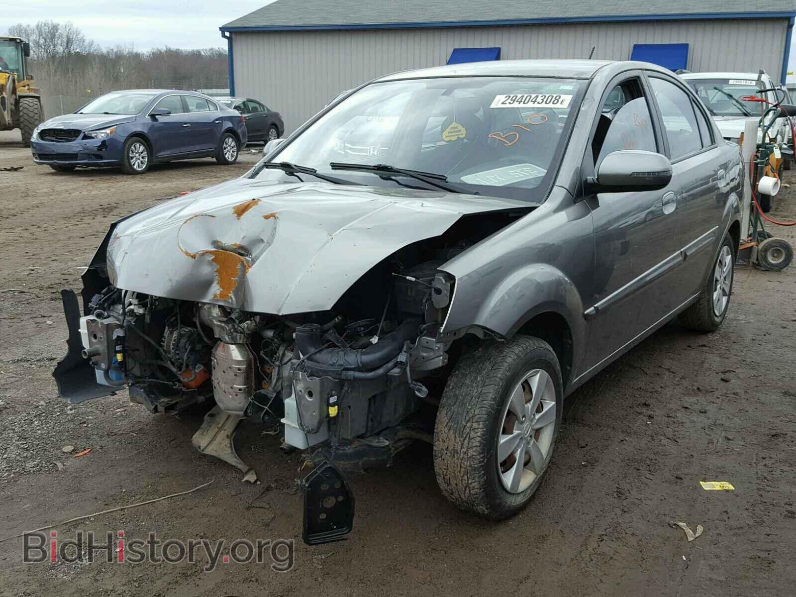 2011 KIA RIO BASE - VIN: KNADH4A36B6748470 - Фото 2