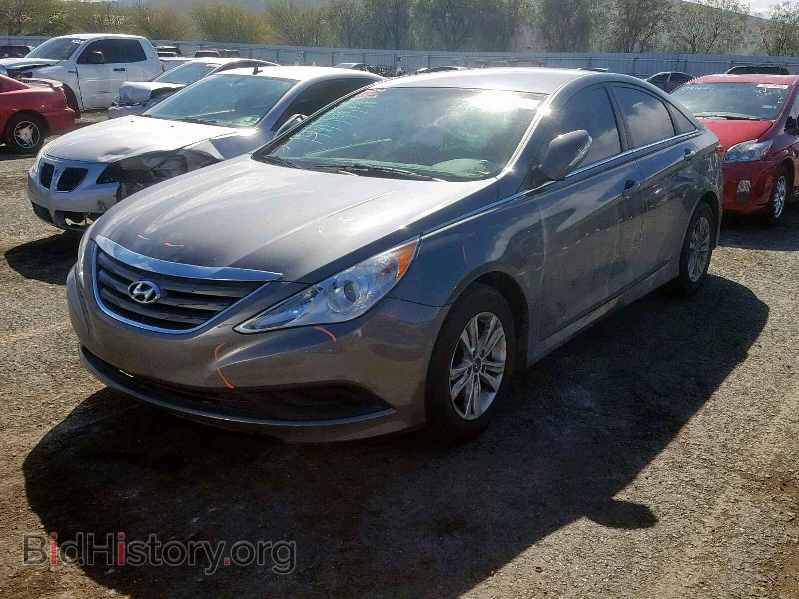 2014 HYUNDAI SONATA - VIN: 5NPEB4AC9EH867522 - Фото 2