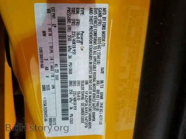 2014 FORD FOCUS - VIN: 1FADP3L9XEL147379 - Фото 10