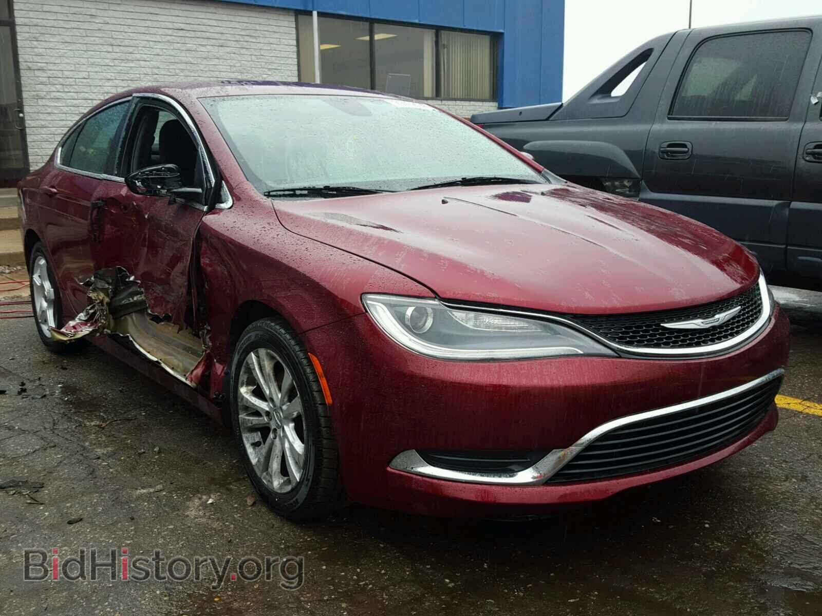 Photo 1C3CCCAB8FN521201 - CHRYSLER 200 2015